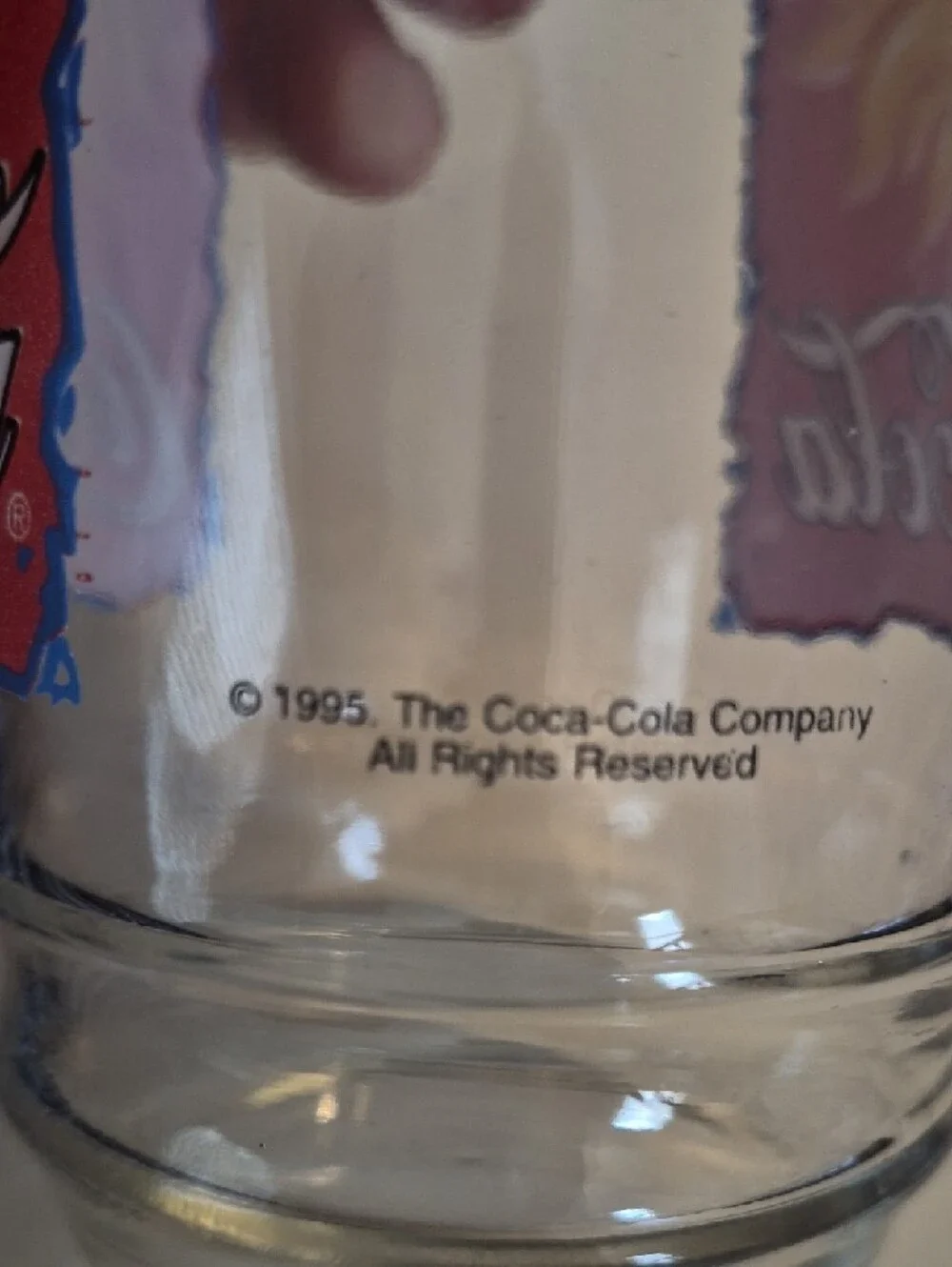Vintage Set Of 4 Coca-Cola Red & Yellow‎ Sunburst Logo Drinking Glasses